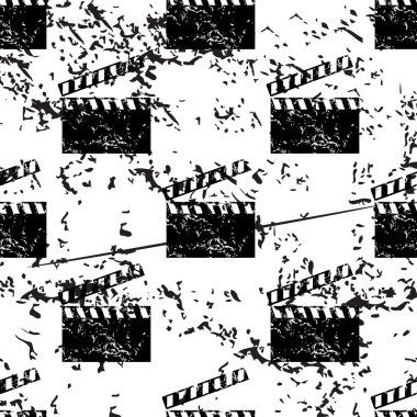 Klaket desen grunge, tek renkli