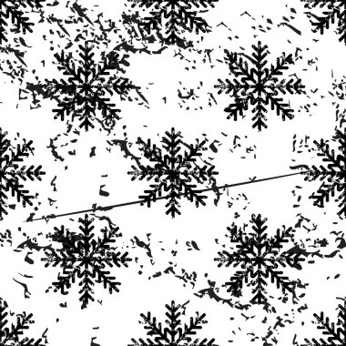 Kar tanesi model, grunge, tek renkli