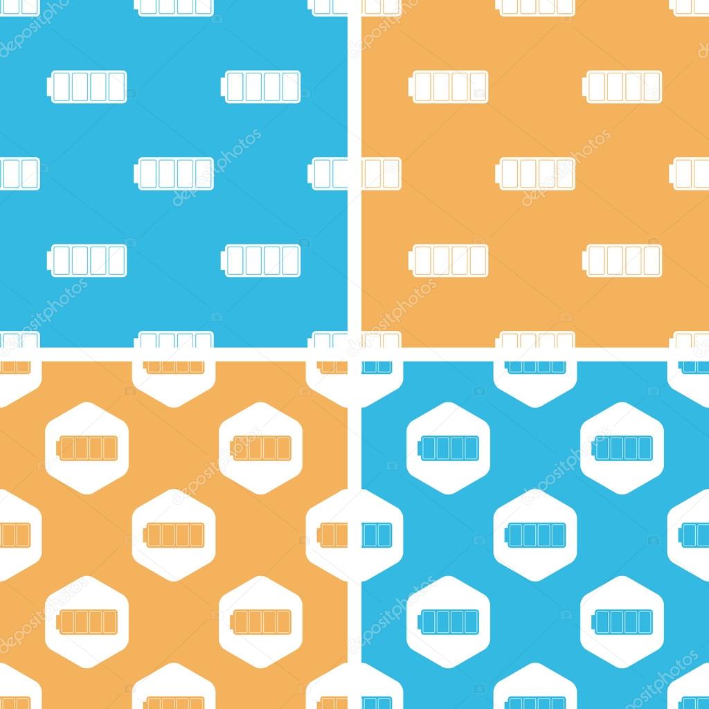 Download Full Battery Pattern Set Simple And Hexagon On Yellow Or Blue Background Premium Vector In Adobe Illustrator Ai Ai Format Encapsulated Postscript Eps Eps Format Yellowimages Mockups