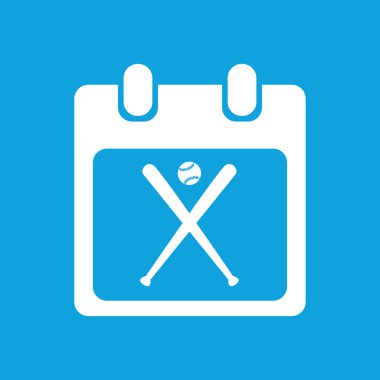 Beyzbol zamanlama simgesini, basit