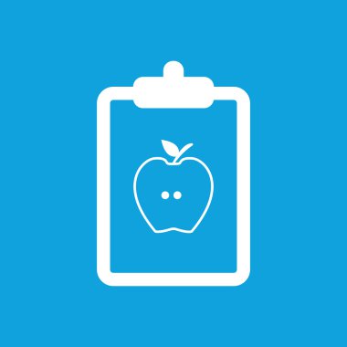 Diyet reçete simgesi, basit