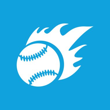 Sıcak beyzbol simgesi, basit