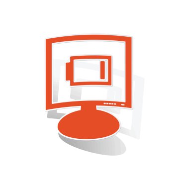 Pil monitör plakası, turuncu taburcu