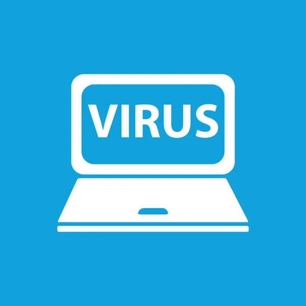 PC-Virus-Symbol, einfach — Stockvektor