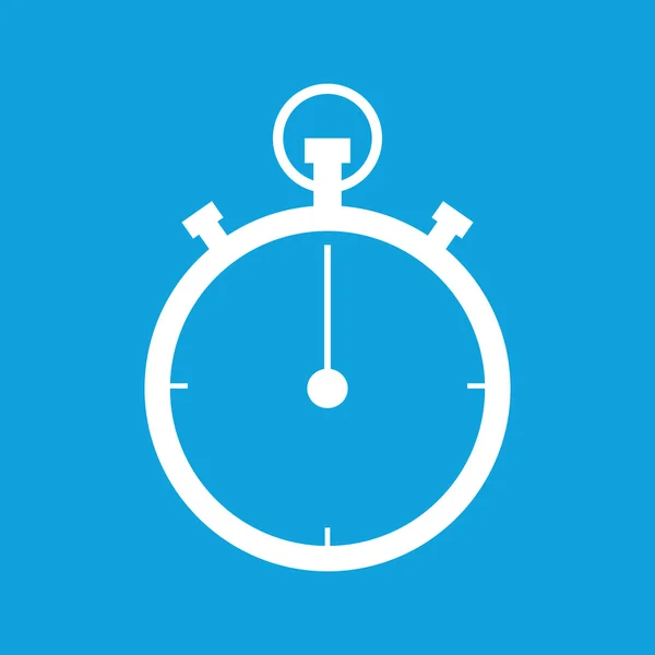 Stopwatch pictogram, eenvoudige — Stockvector