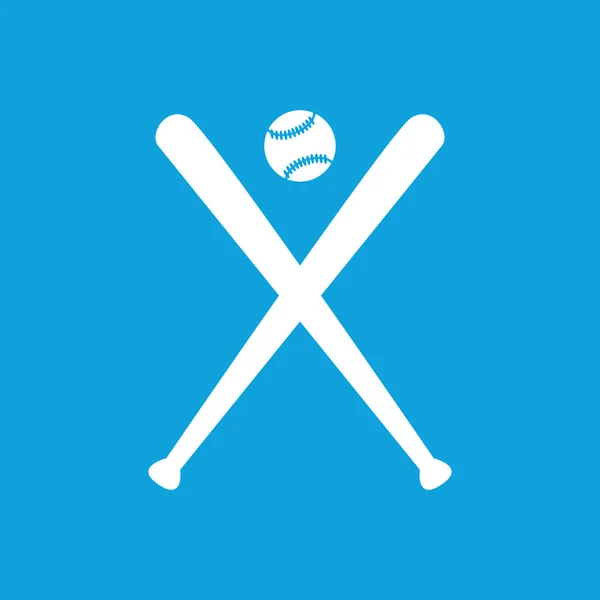 Honkbal pictogram, eenvoudige — Stockvector