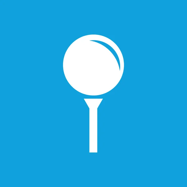 Golfball-Ikone, einfach — Stockvektor