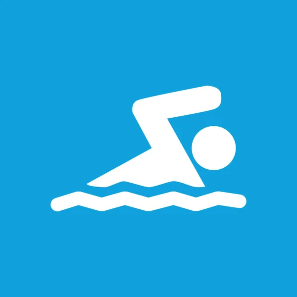 Icono de natación, simple — Archivo Imágenes Vectoriales