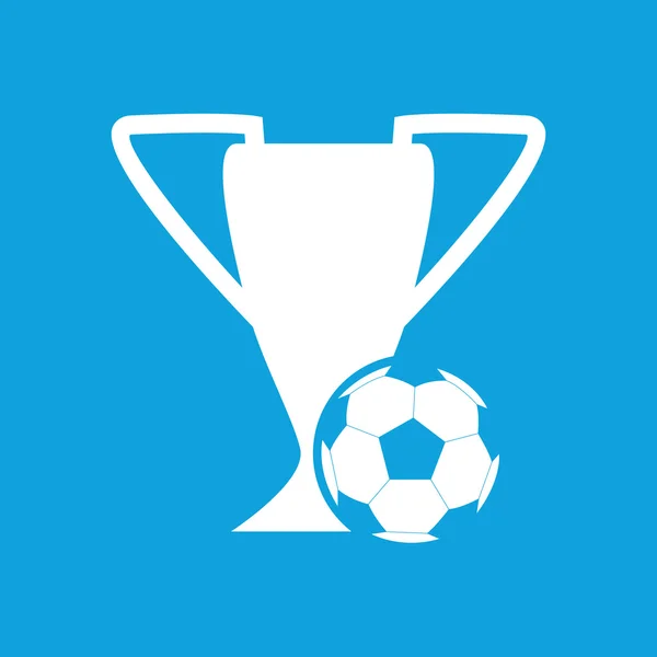 Icono de copa de fútbol, simple — Archivo Imágenes Vectoriales