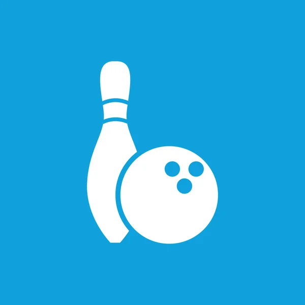 Bowling-Symbol 2, einfach — Stockvektor