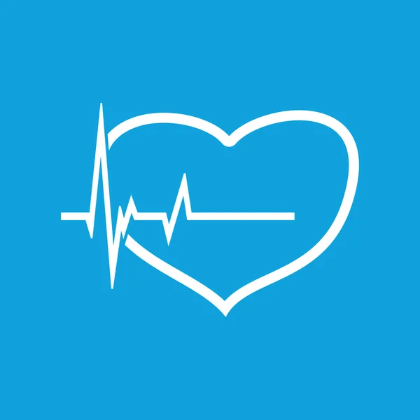 Icona di cardiologia 2, semplice — Vettoriale Stock