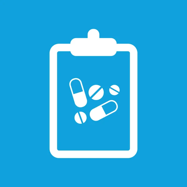 Drug prescription icon, simple — Stock Vector