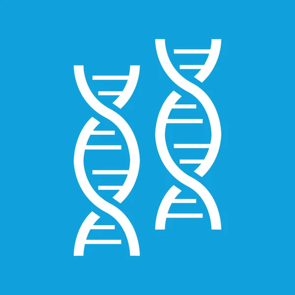 Twee Dna pictogram, eenvoudige — Stockvector