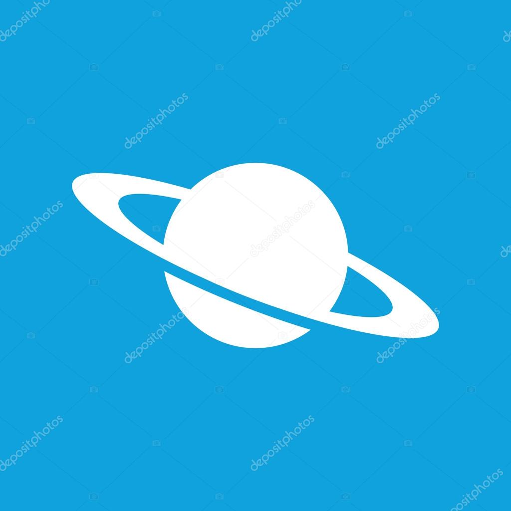 Saturn icon, simple