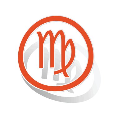 Başak işareti etiket, turuncu