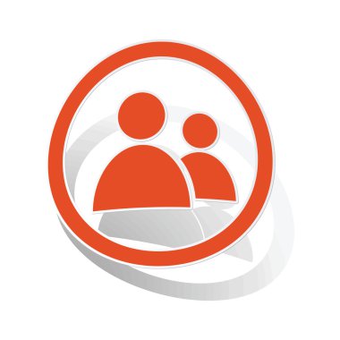 Plakası, turuncu kişileri üye