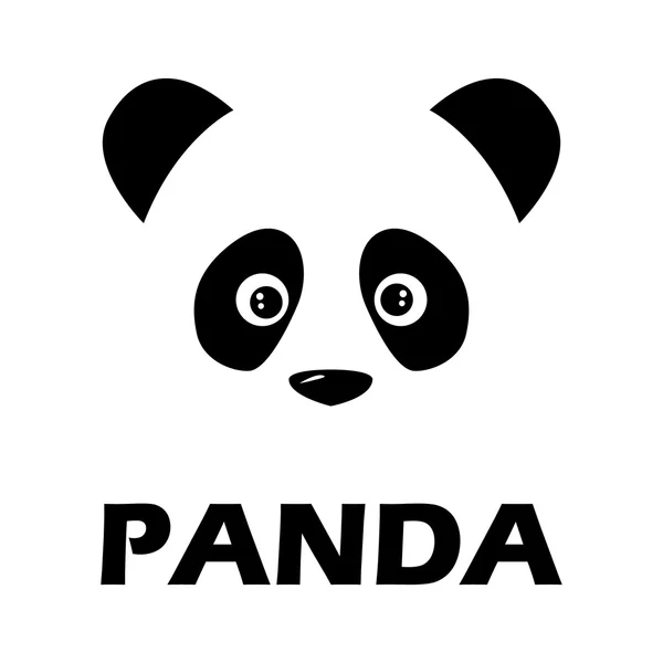 Panda tecken — Stock vektor