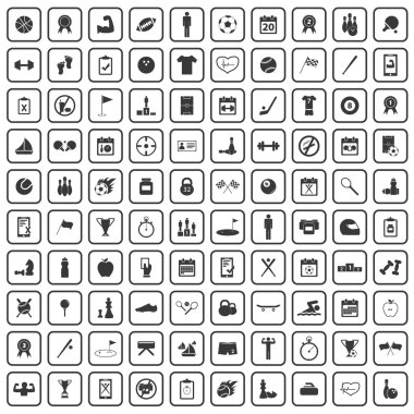 100 spor simgeler kümesi