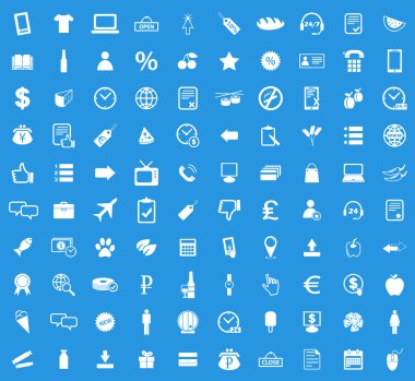 100 Dükkanı Icon set