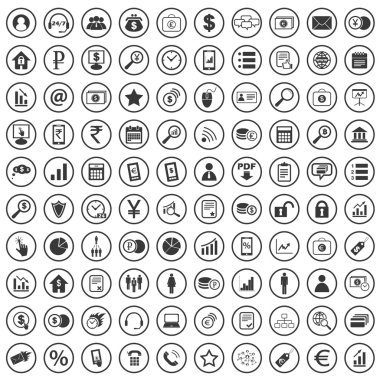 100 B2b Icons set