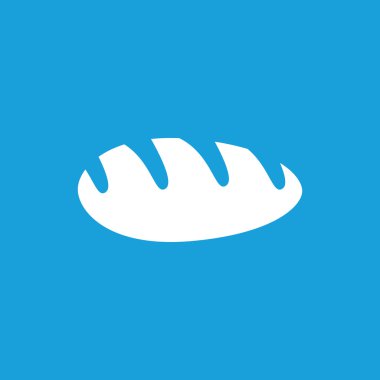 Uzun somun simgesi, beyaz