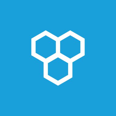 Petek simgesi, beyaz