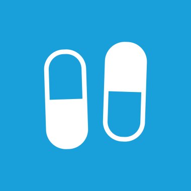 Kapsül kutsal kişilerin resmi, beyaz