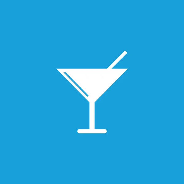 Martini szkła ikona, biały — Wektor stockowy