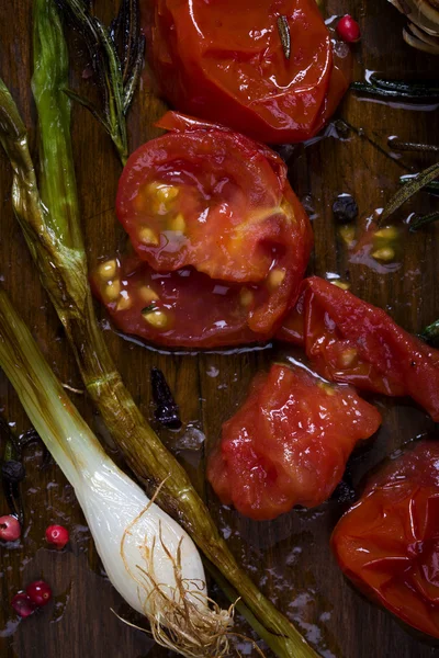 Legumes vegetarianos torrados — Fotografia de Stock