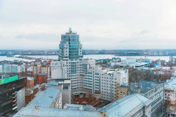 Voronezh Russia Febbraio 2021 Bella Vista Panoramica Sul Centro Voronezh — Foto Stock