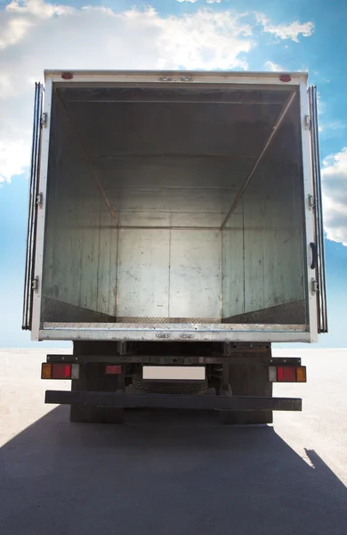 Öffnen Sie Container LKW — Stockfoto