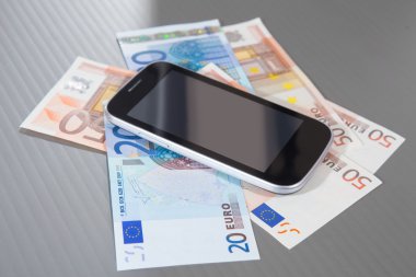 euro banknot için Smartphone