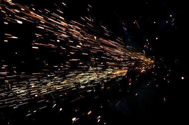 metal parlak kıvılcımlar