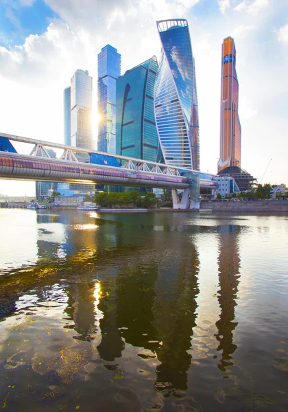 Geschäftszentrum Moskau - Stadt — Stockfoto