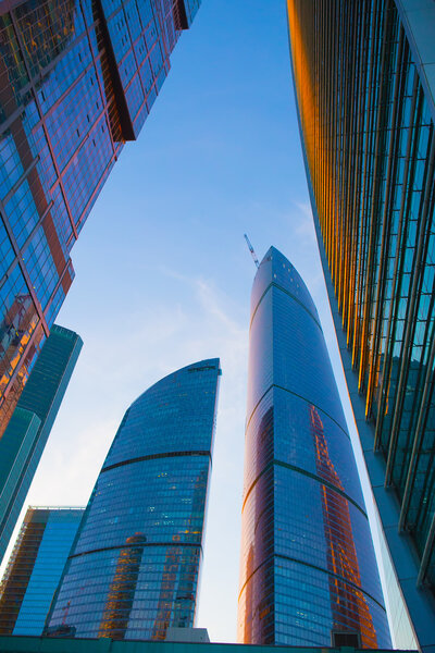 High rise buildings of Moscow business center Moscow - city