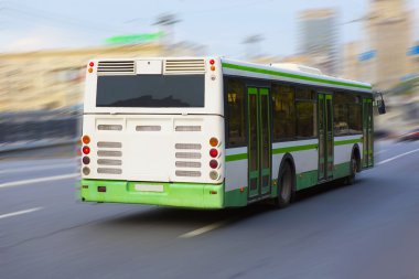 Beyaz şehir otobüs 