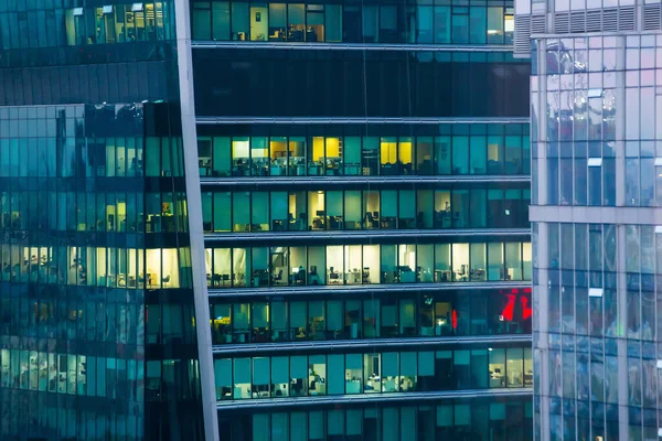 Fachada Moderno Edificio Oficinas Rascacielos — Foto de Stock