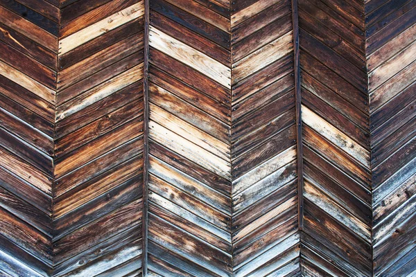 Viejos niveles cortos de madera — Foto de Stock