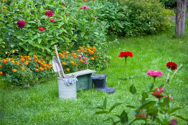 Gartenarbeiten — Stockfoto
