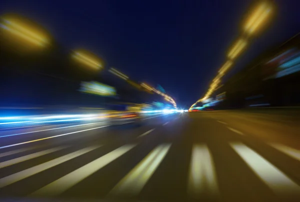 Autopista nocturna — Foto de Stock