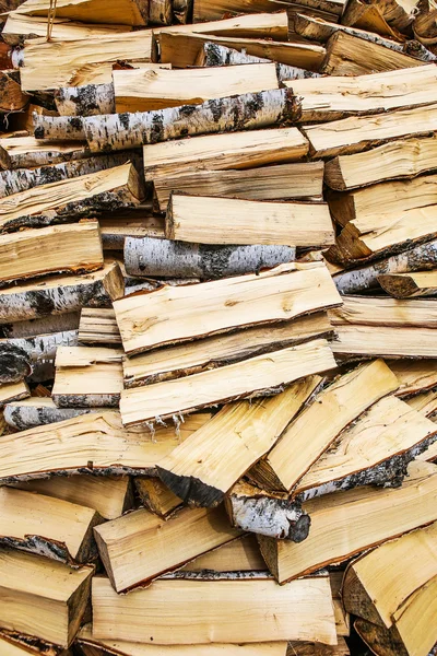 Fondo de la pila de madera — Foto de Stock
