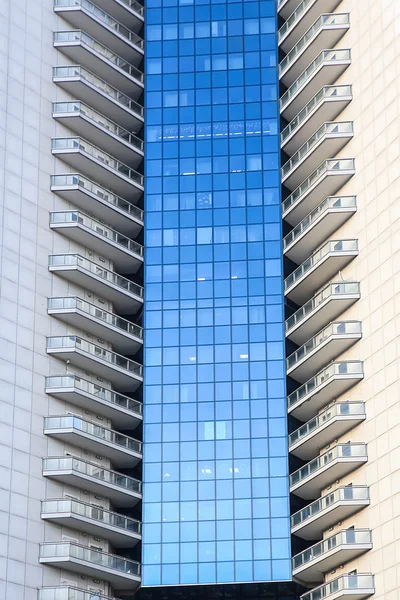 Facade of new skyscraper — Stock Photo, Image