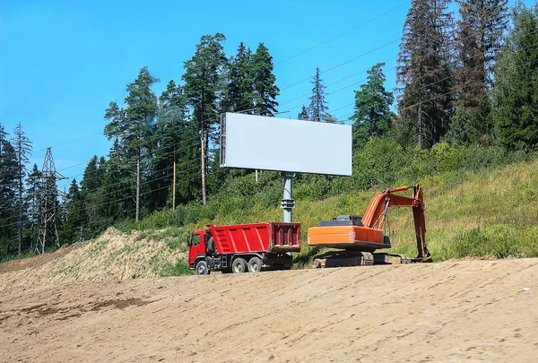 Vägombyggnader — Stockfoto