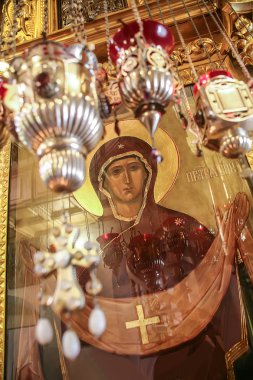 Ortodoks simgesi ve simge lambalar