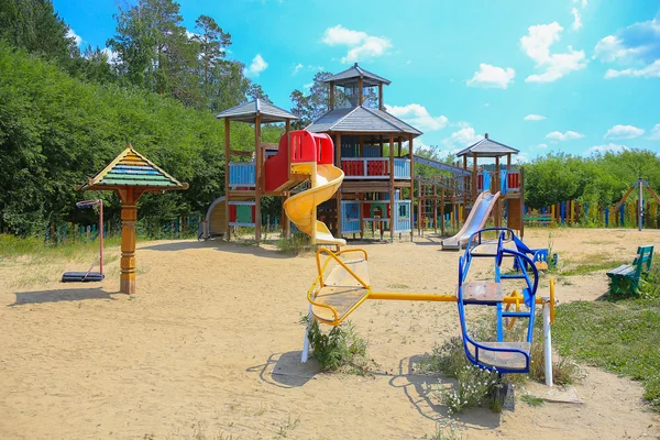 Parque infantil de jardín de infantes — Foto de Stock