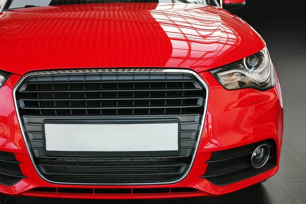 Red car front view — Stock Photo, Image