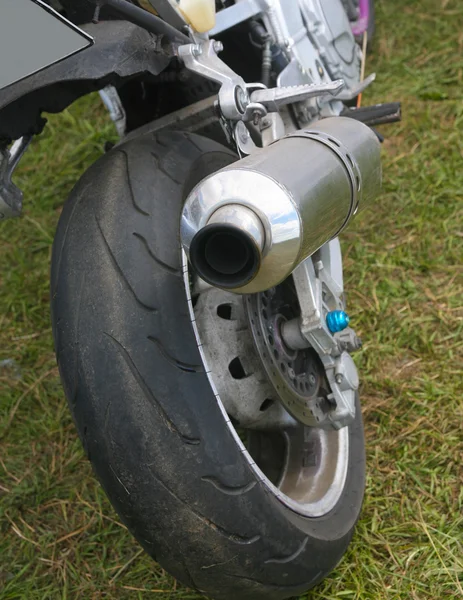 オートバイの排気管 — ストック写真