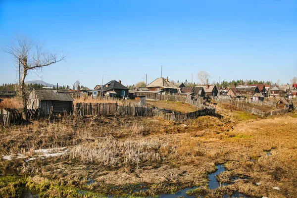 Oude Russische platteland — Stockfoto