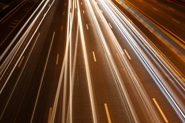 Autopista nocturna — Foto de Stock