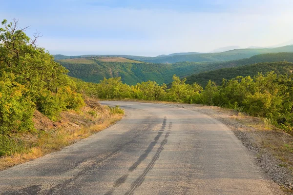 Crimea motorväg vridning — Stockfoto